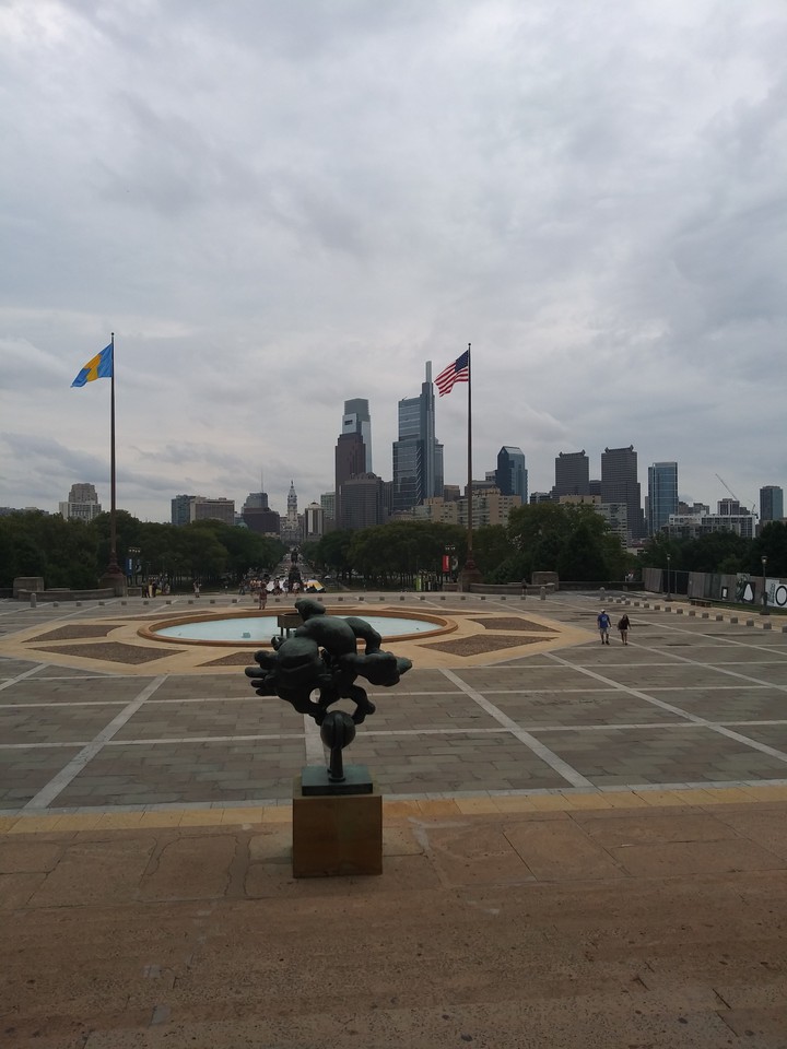 Philadelphia from the art museum steps