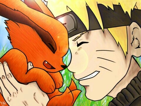 Kurama and Naruto ❤❤