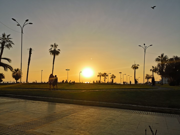 atardecer