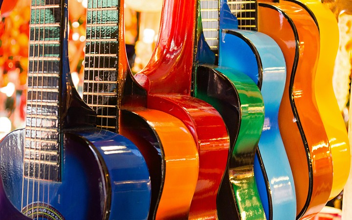 Colourful Guitars