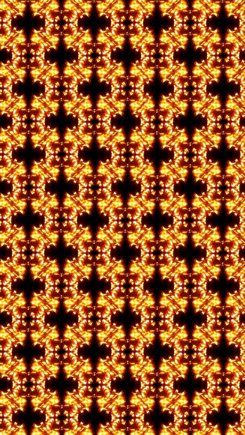 Fire kaleidoscope