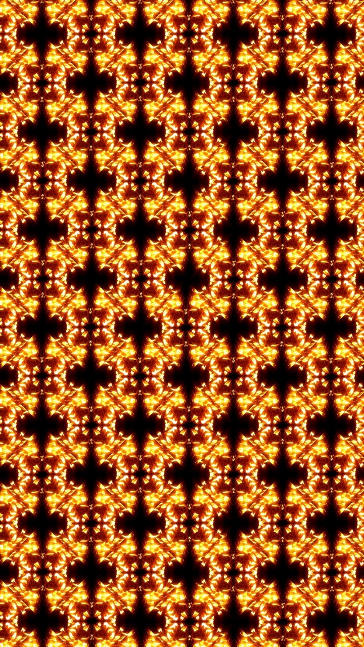 Fire kaleidoscope