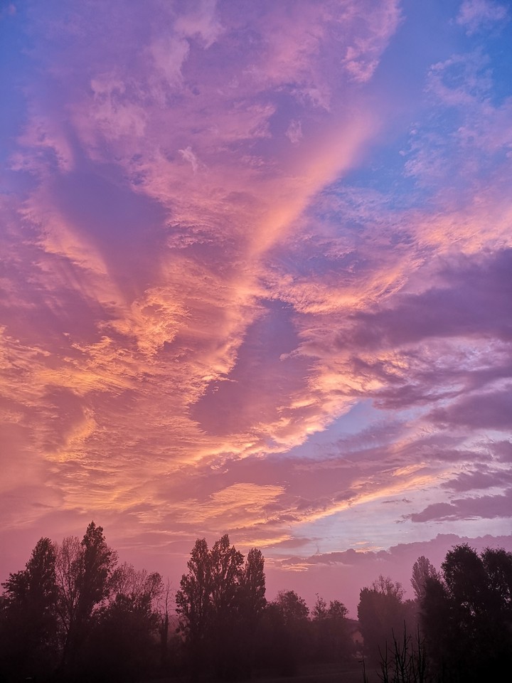 The sky this morning