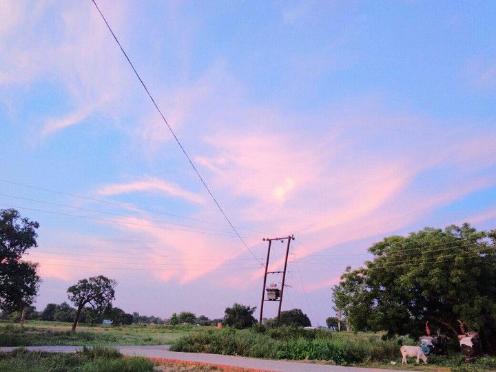 Red sky
