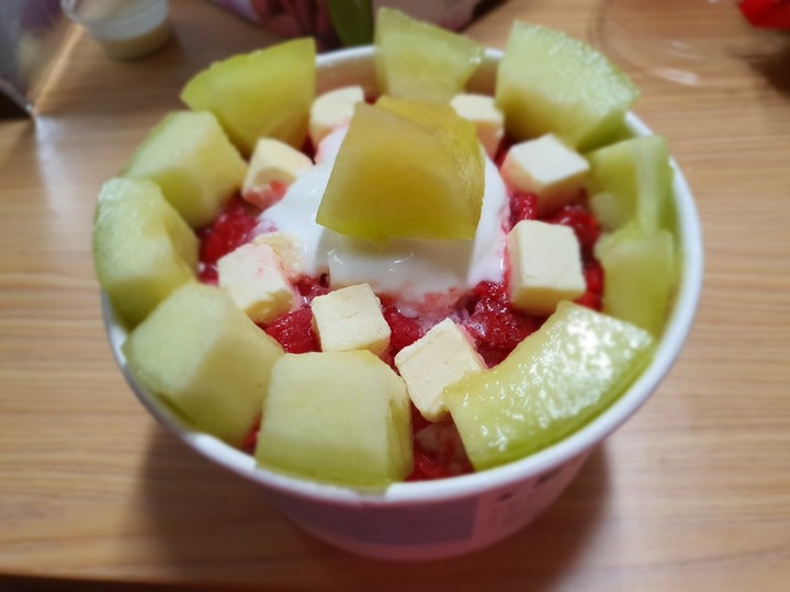 멜론 빙수