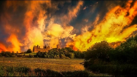 sky, fire háttérképek