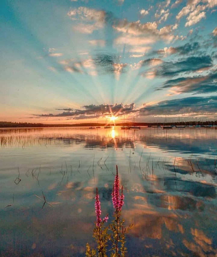 sunset...