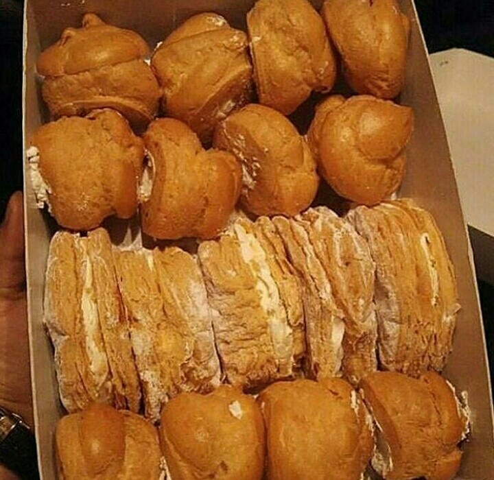 Creamy sweets