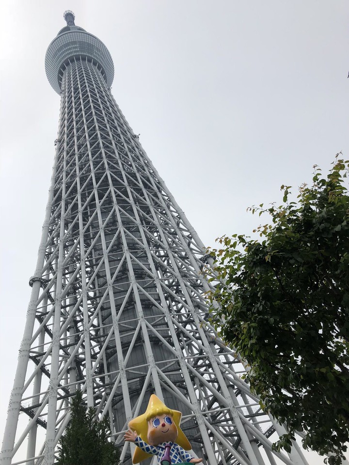 東京スカイツリーとソラカラちゃん