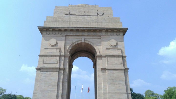 The India Gate.