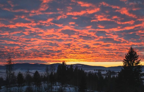 Fire sky