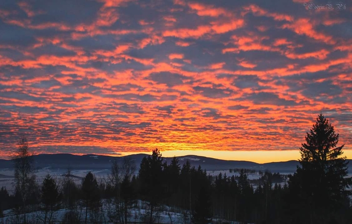 Fire sky
