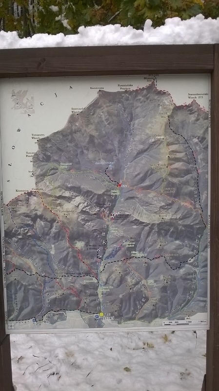 mapa góry