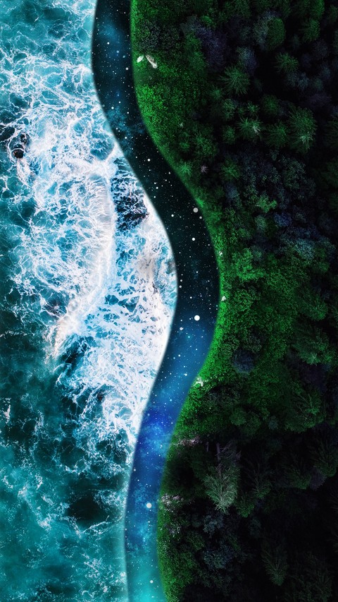 sfondi liquid, Wave