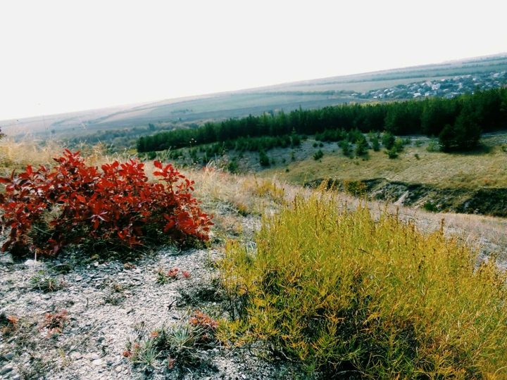 Chalk mountains