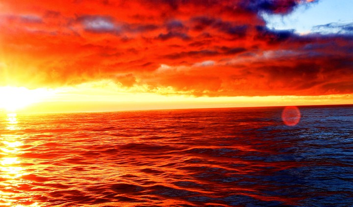 sun set