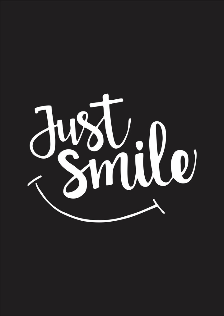 just smile