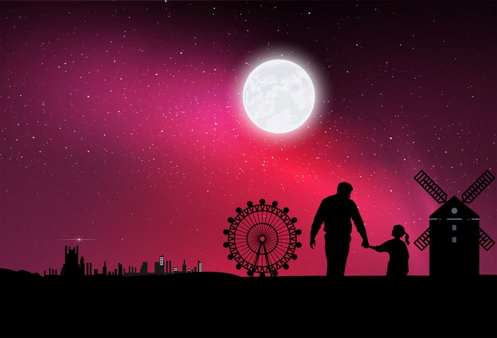 red sky