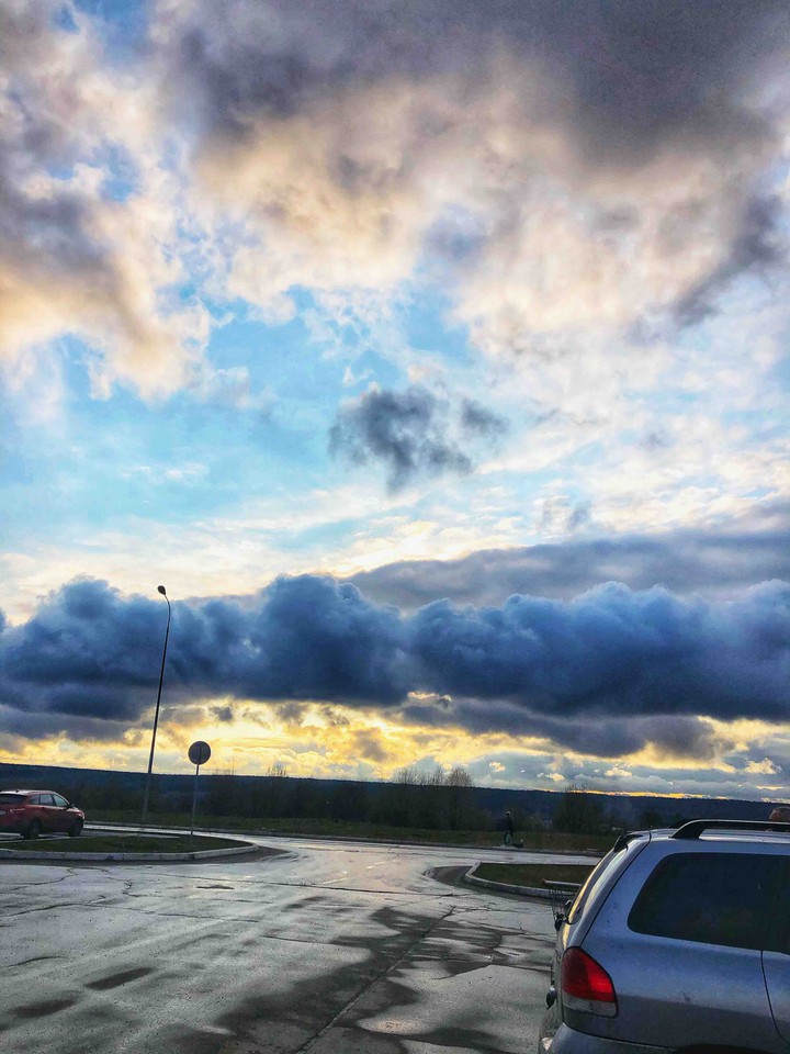 blue sky