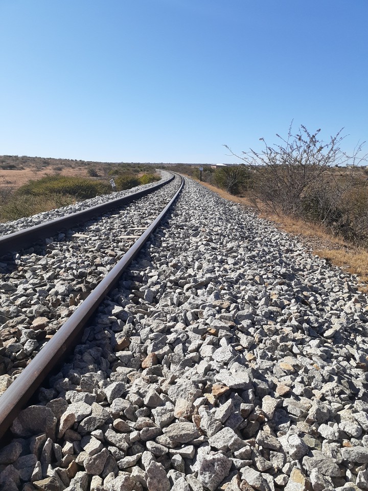concrete  by the rail