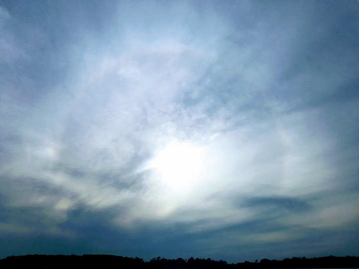Rainbow around the sun