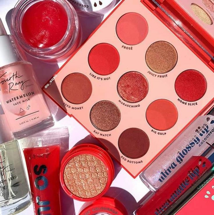 red makeup
