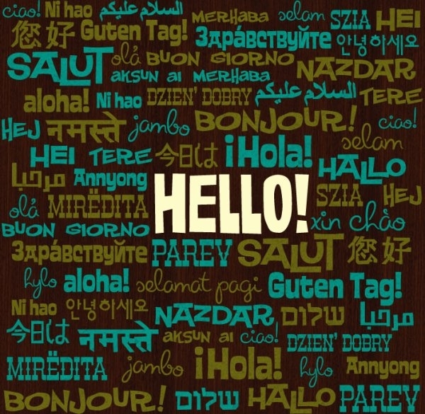 there is many ways to say hello in different language