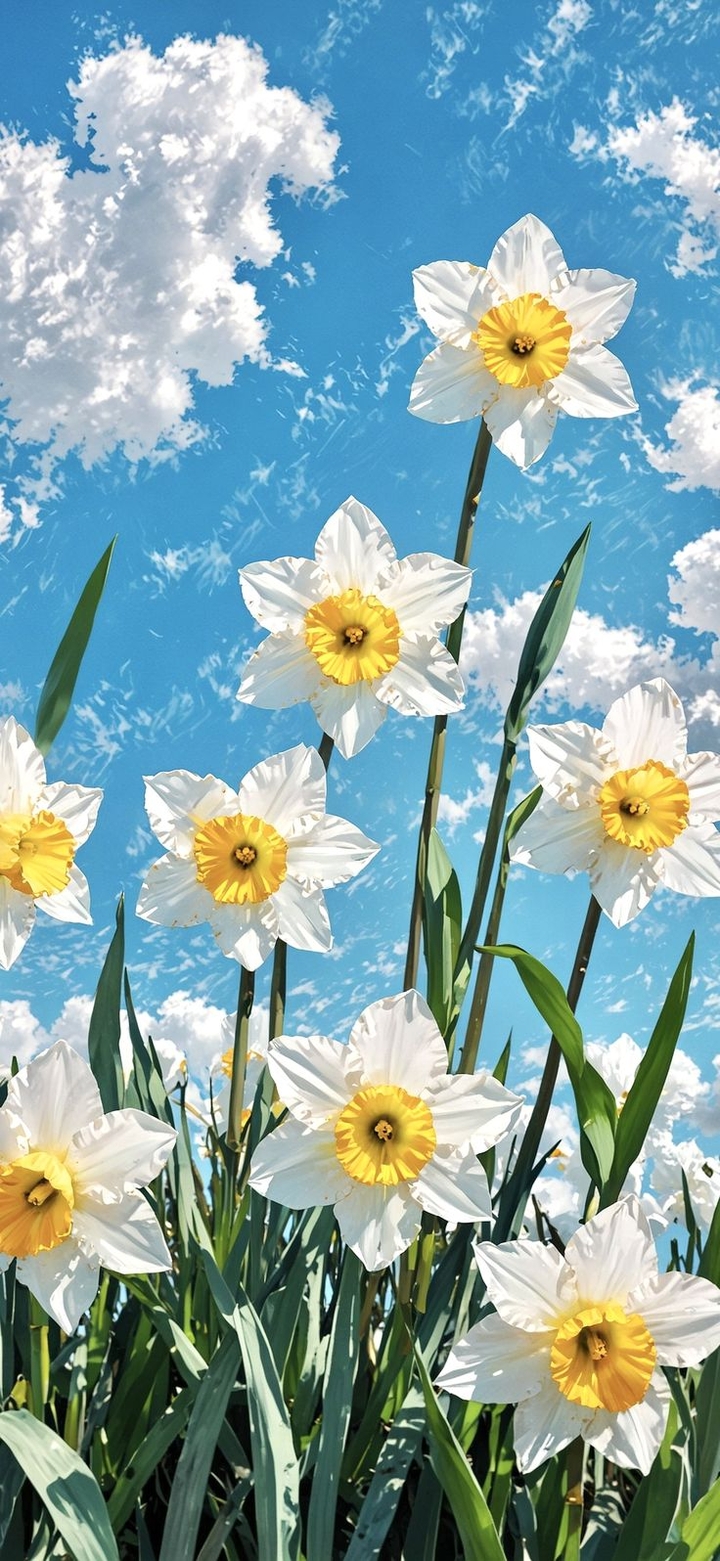 шпалери Yellow, Daffodil