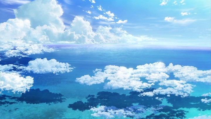 Clouds and sea