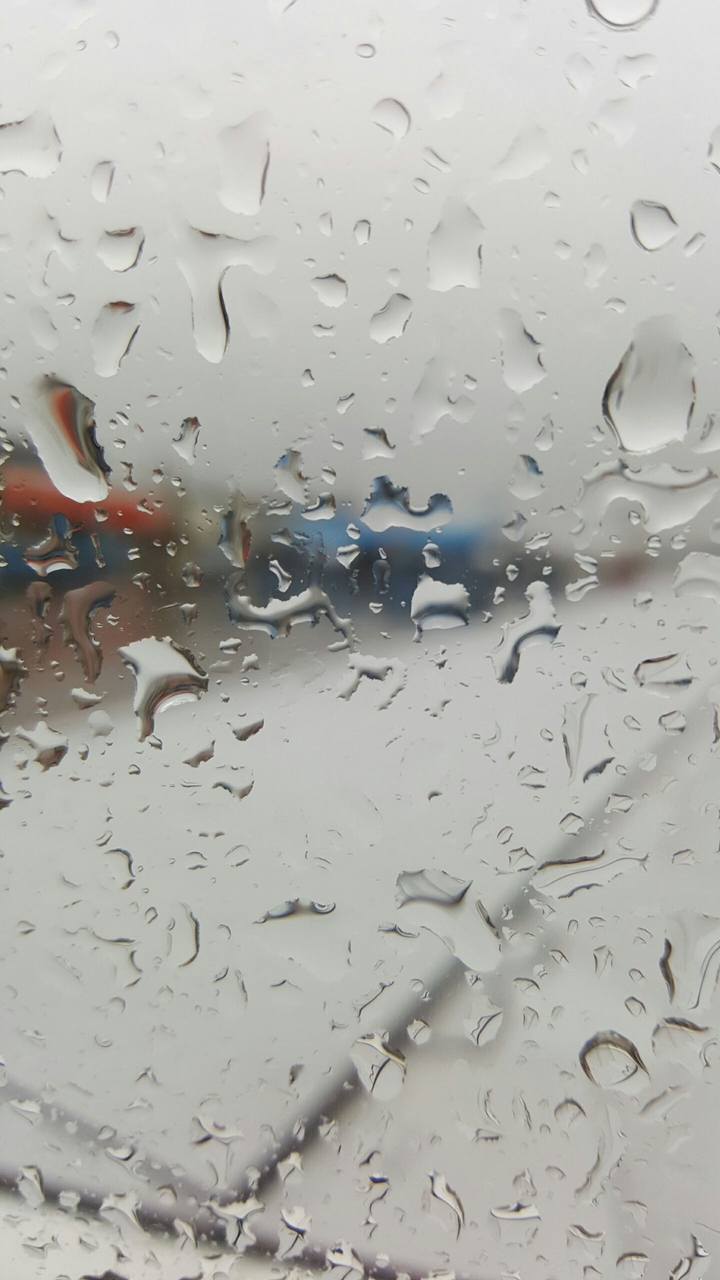 Rain drops.