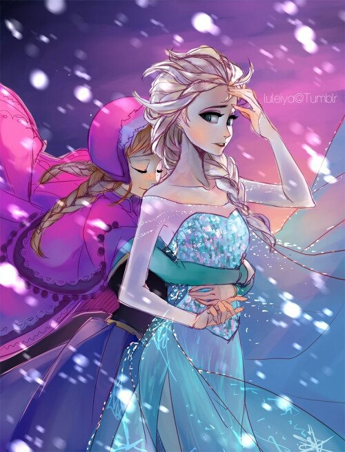 Anna and Elsa  frozen
