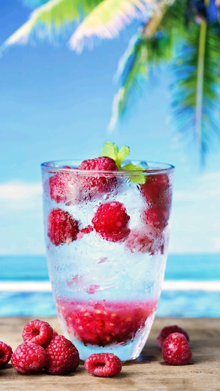 ice with cherry