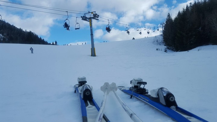 Skiing