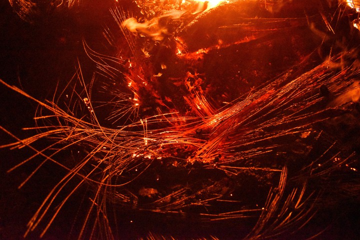 burning tire