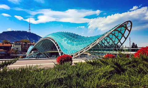 Bridge of peace in Tbilisi