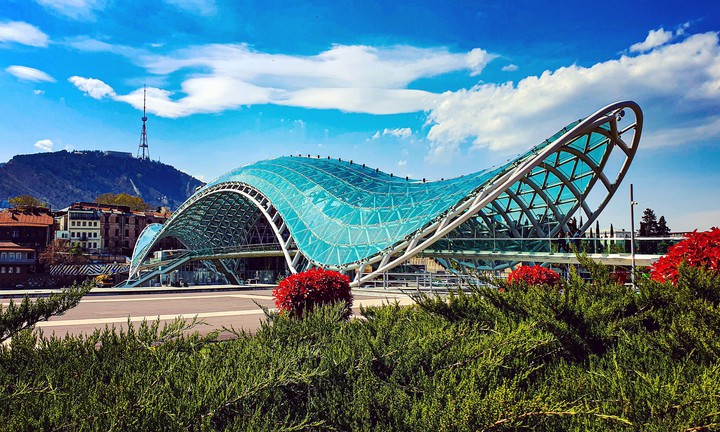 Bridge of peace in Tbilisi
