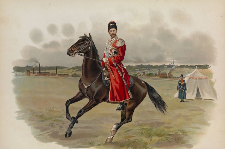 Reiter in Uniform