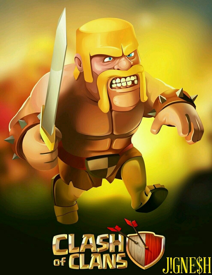 Clash of Clan Barbirian