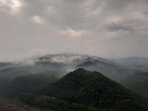 cloud and mountain