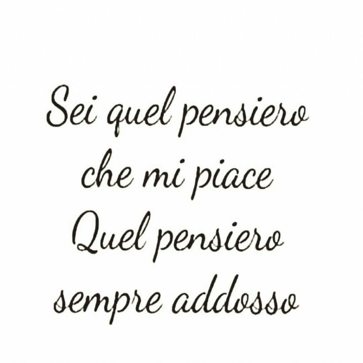 il mio dolce pensiero