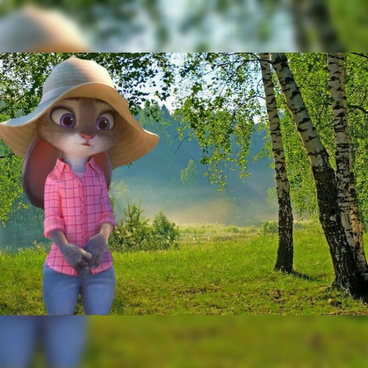 Judy Hopps and trees