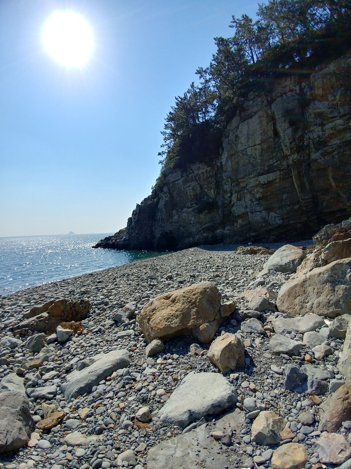 남해 몽돌 Korea