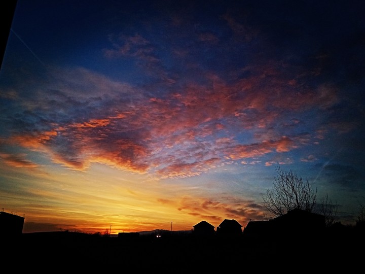 Saturday's sunset