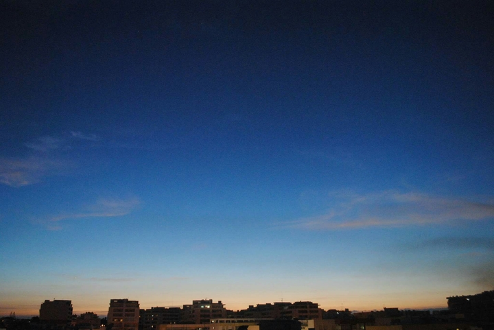 Sky of Portimão City, Portugal
