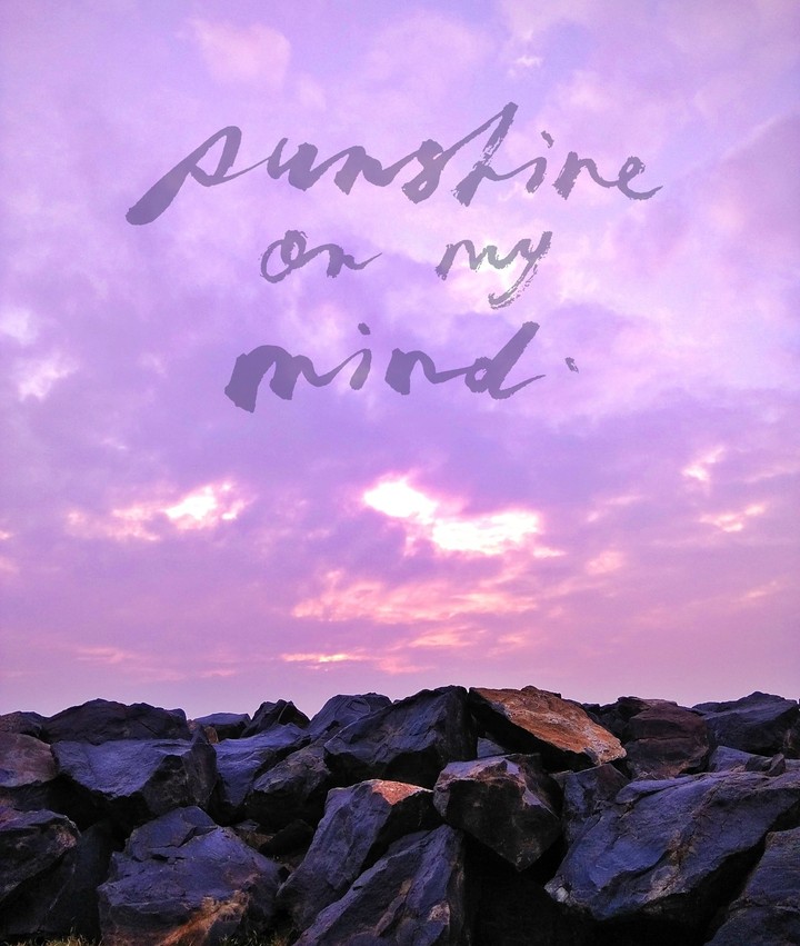Sunshine in my mind