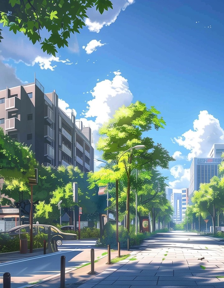 Vegetation, High-rise_building, Metropolis