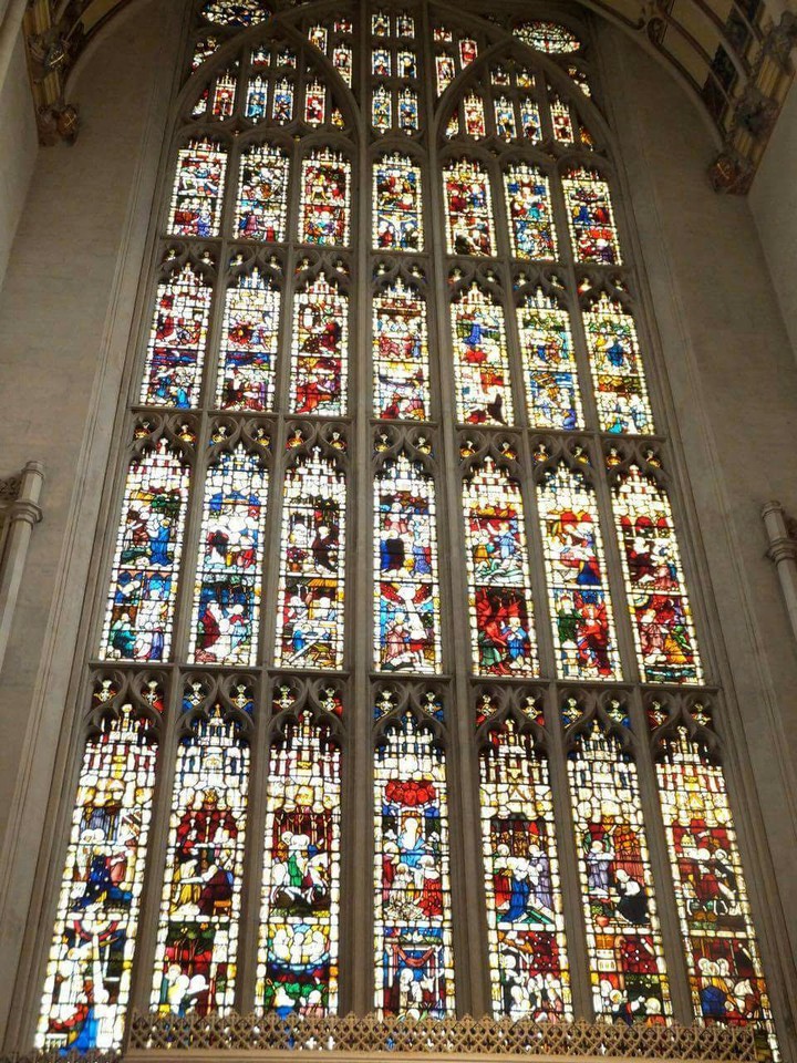 Stained glass window