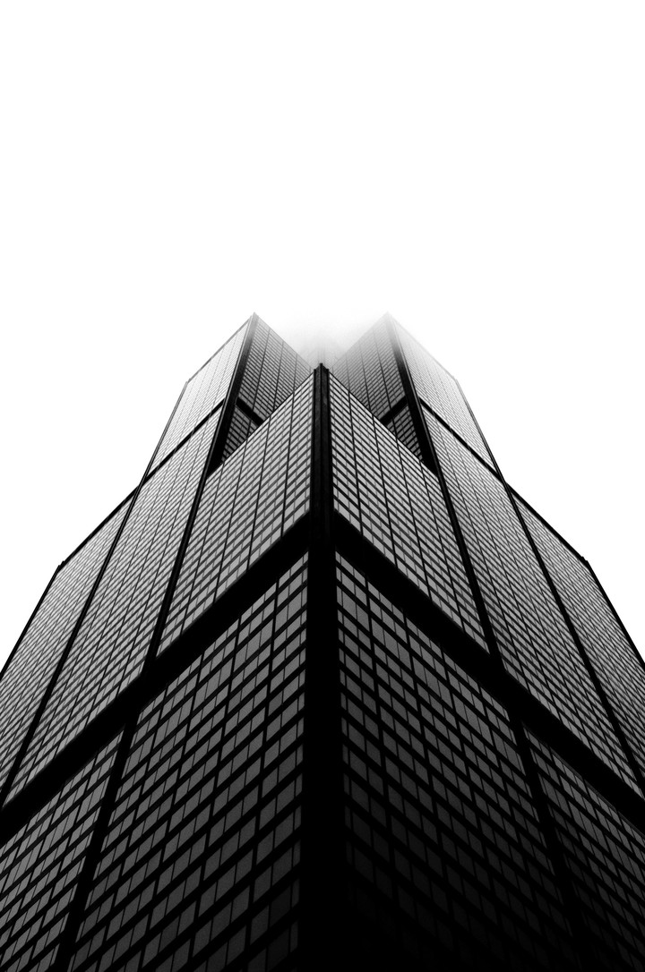 black building