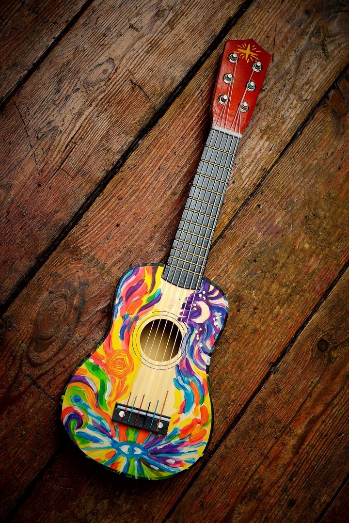 Colorized Guitar