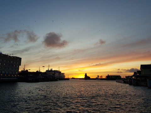 Sunset at Helsingborg